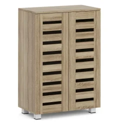 Schuhschrank EDDIE 60 x 33 x 87 cm braun