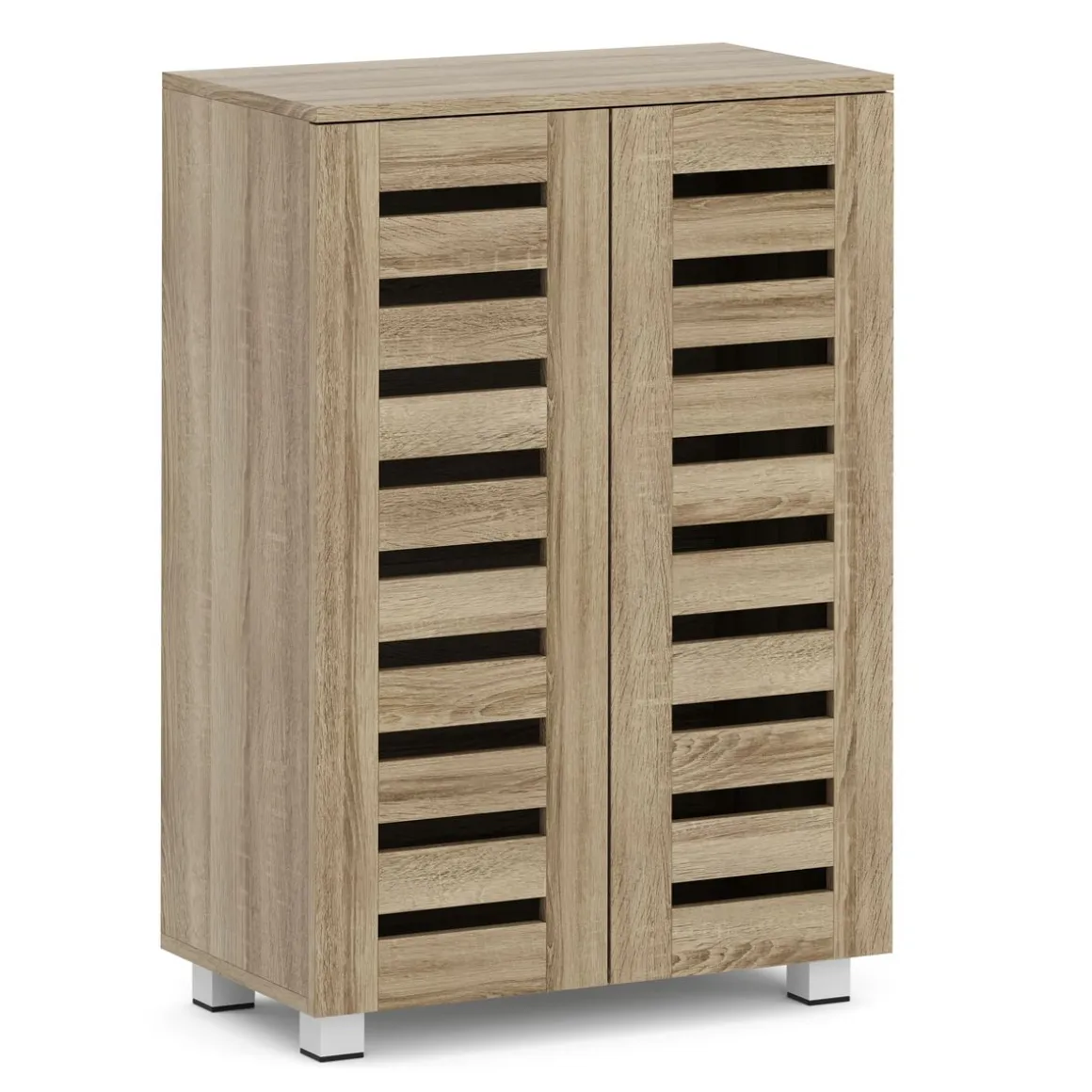 Schuhschrank EDDIE 60 x 33 x 87 cm braun