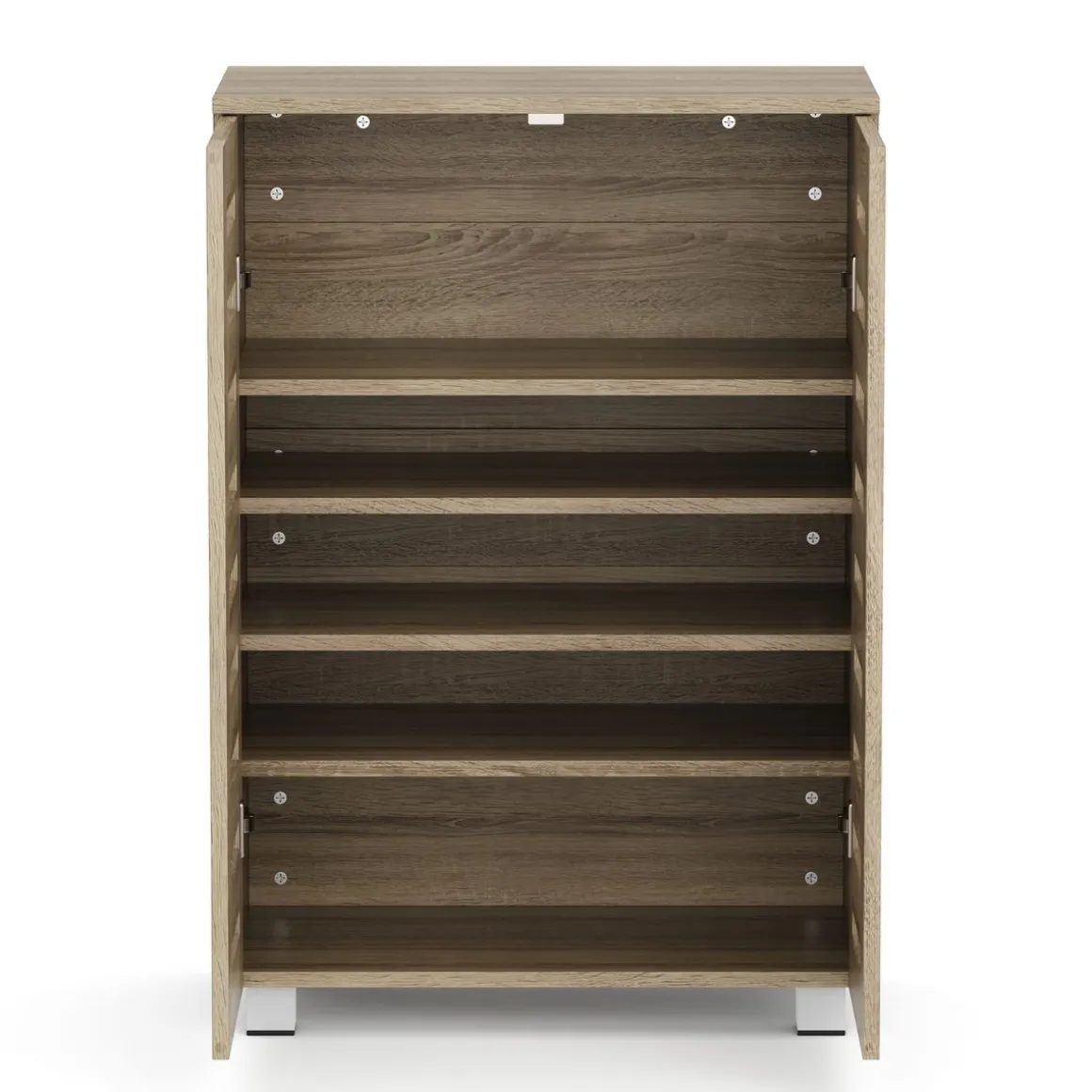 Schuhschrank EDDIE 60 x 33 x 87 cm braun