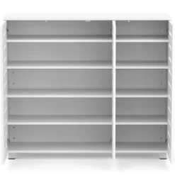 Schuhschrank EDDIE 114 x 34 x 98 cm weiss