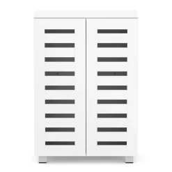 Schuhschrank EDDIE 60 x 33 x 87 cm weiss