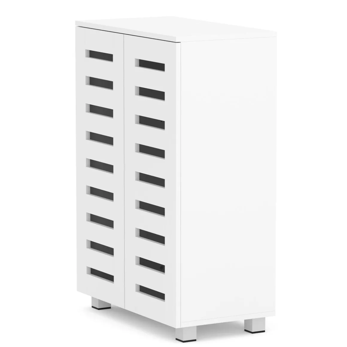 Schuhschrank EDDIE 60 x 33 x 87 cm weiss