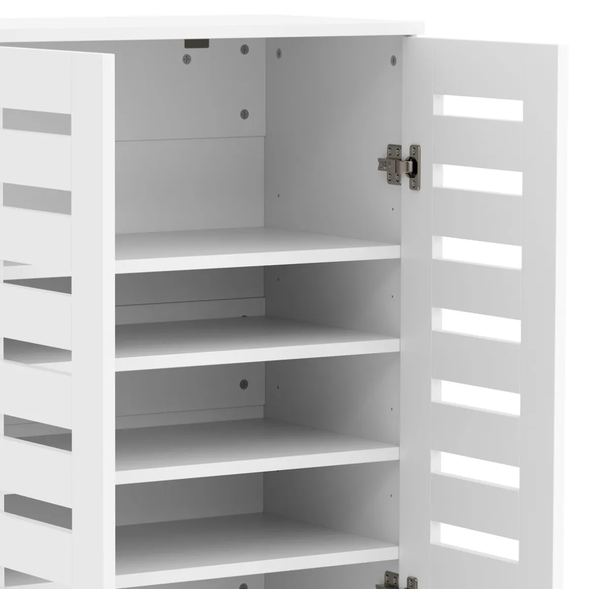 Schuhschrank EDDIE 60 x 33 x 87 cm weiss