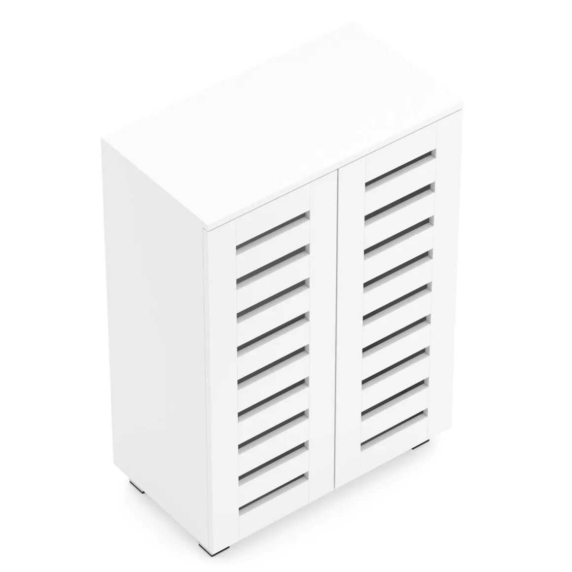 Schuhschrank EDDIE 60 x 33 x 87 cm weiss