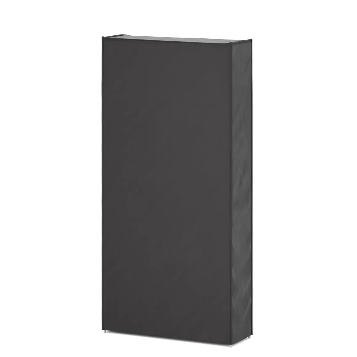 Schuhschrank faltbar 86 x 29 x 175 cm schwarz