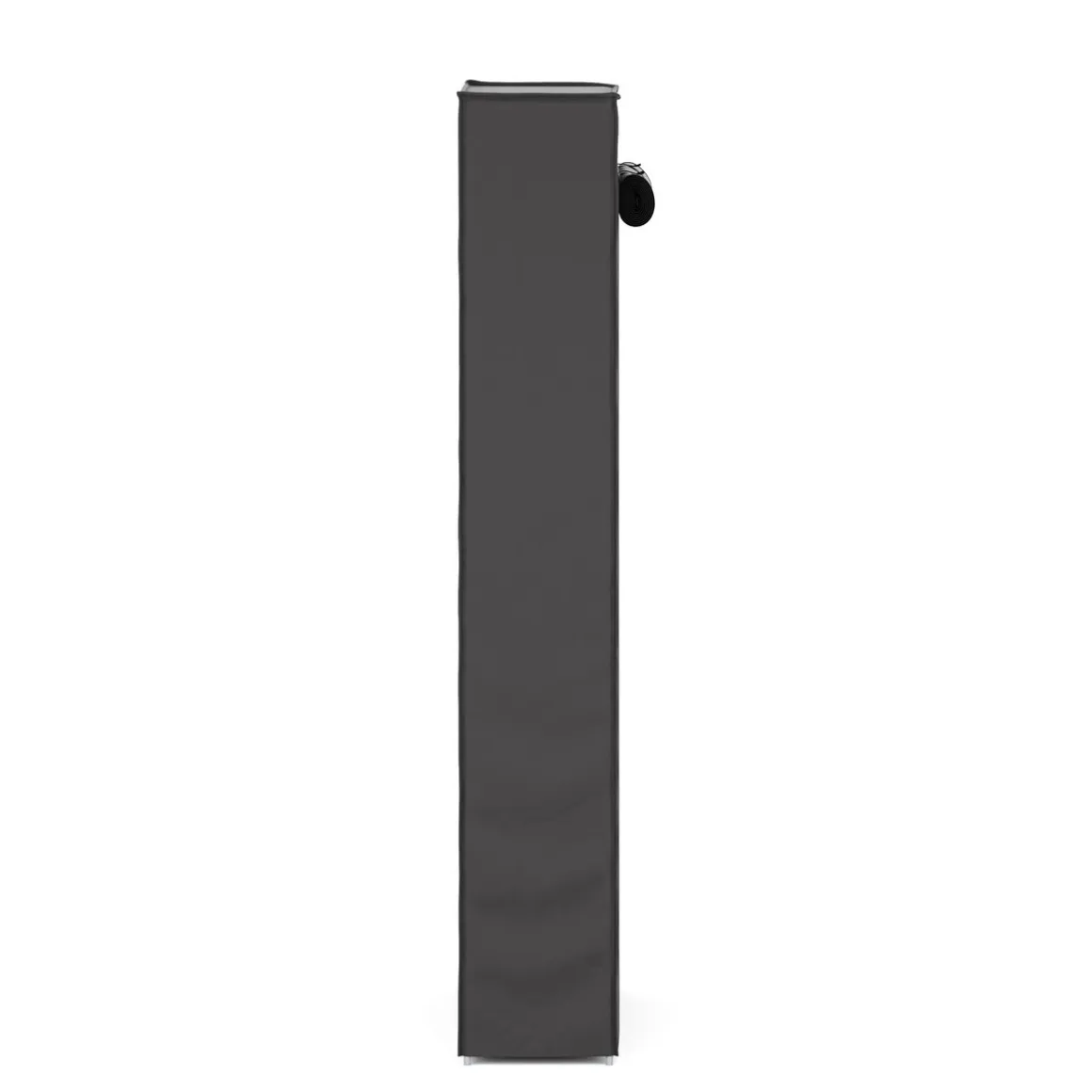Schuhschrank faltbar 86 x 29 x 175 cm schwarz