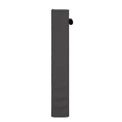 Schuhschrank faltbar 60 x 29 x 175 cm schwarz