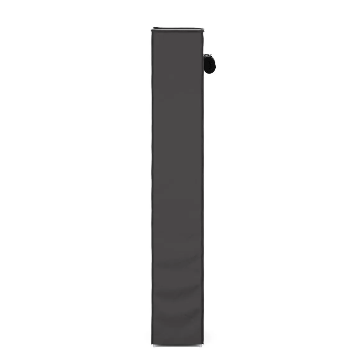 Schuhschrank faltbar 60 x 29 x 175 cm schwarz