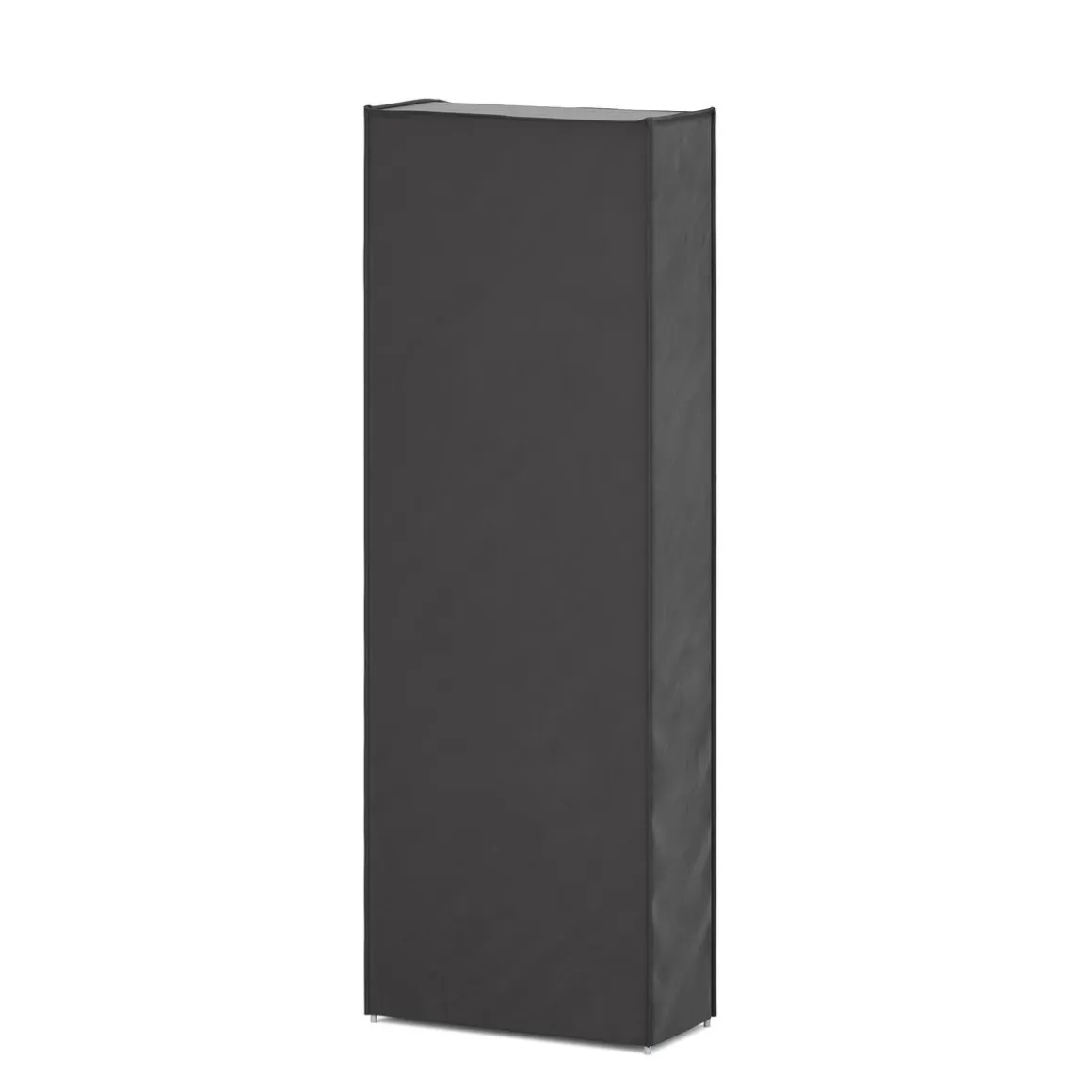 Schuhschrank faltbar 60 x 29 x 175 cm schwarz