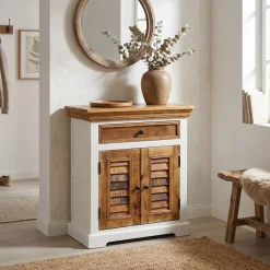 Schuhschrank Holz LEONA