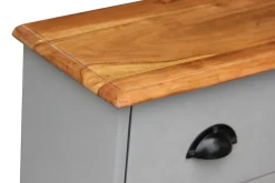 Schuhschrank Holz LEONIE 80 x 85 x 25 cm