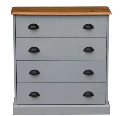 Schuhschrank Holz LEONIE 80 x 85 x 25 cm