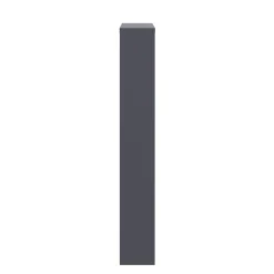Schuhschrank Metall ROMEO 50 x 103 cm grau