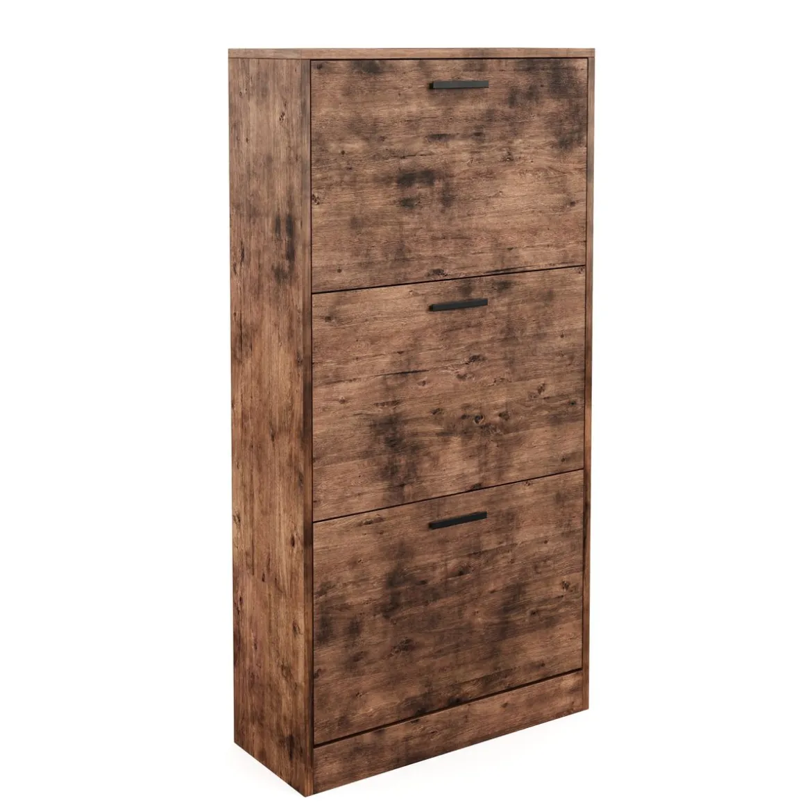 Schuhschrank mit 3 Kippfächer Vintage BONITA 60 x 120 cm