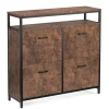 Schuhschrank mit 4 Kippfächer Vintage BONITA 98 x 95 cm
