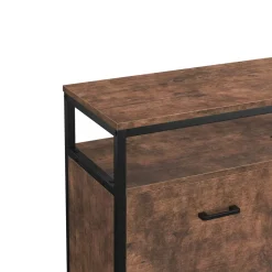 Schuhschrank mit 4 Kippfächer Vintage BONITA 98 x 95 cm
