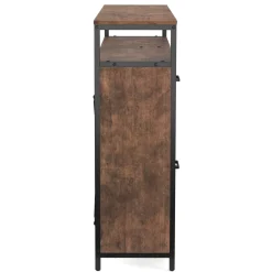 Schuhschrank mit 4 Kippfächer Vintage BONITA 98 x 95 cm
