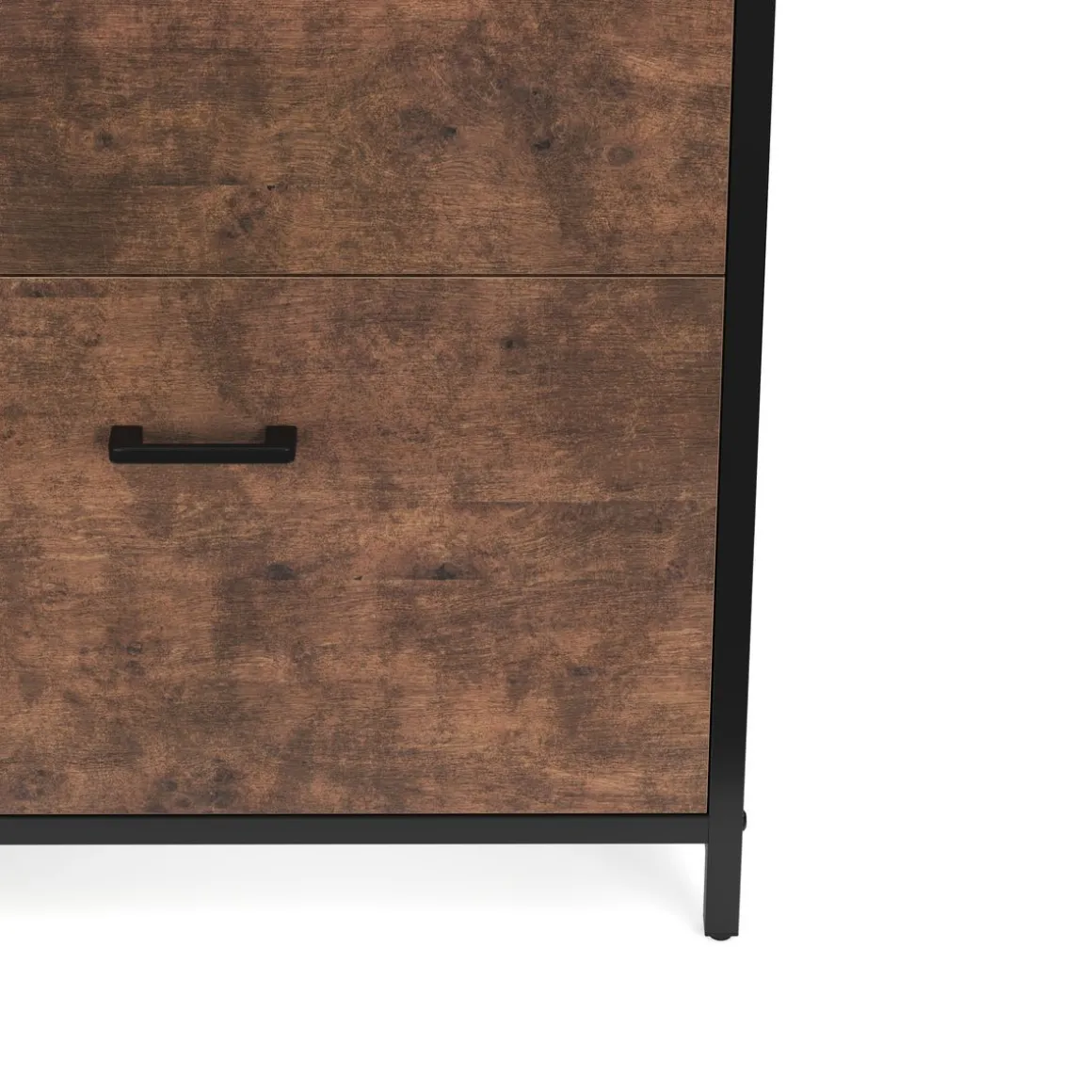 Schuhschrank mit 3 Kippfächer Vintage BONITA 60 x 130 cm