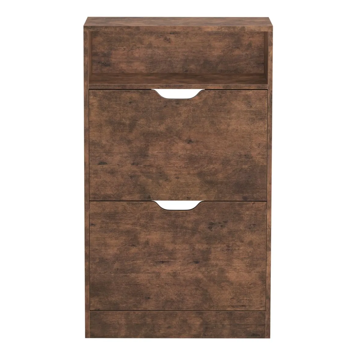 Schuhschrank mit 2 Kippfächer Vintage BONITA 60 x 102 cm