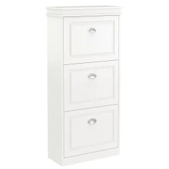 Schuhschrank PETRA 53 x 24 x 117 cm weiss