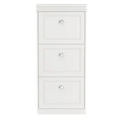 Schuhschrank PETRA 53 x 24 x 117 cm weiss