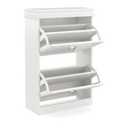 Schuhschrank PETRA 53 x 24 x 82 cm weiss