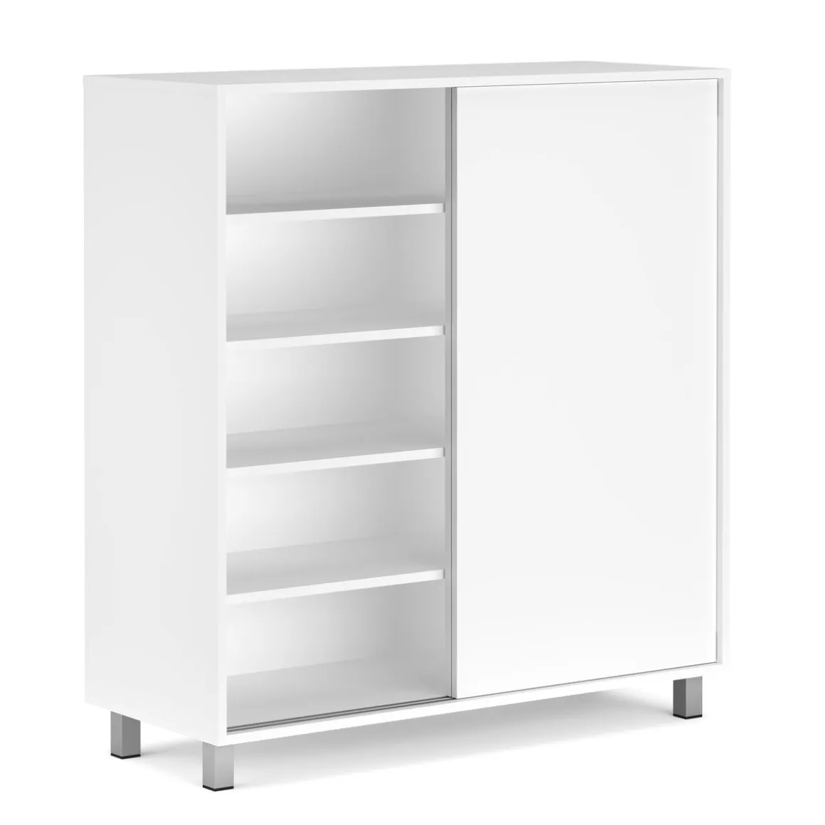 Schuhschrank ROAM 100 x 108 cm weiss