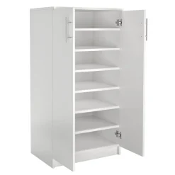 Schuhschrank TREAD 56 x 108 cm weiss