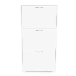 Schuhschrank 60 x 115 cm weiss