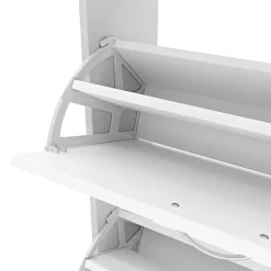 Schuhschrank 60 x 115 cm weiss