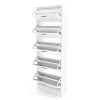 Schuhschrank 59 x 169 cm weiss