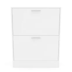 Schuhschrank 63 x 24 x 81 cm weiss