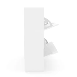 Schuhschrank 63 x 24 x 81 cm weiss