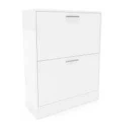 Schuhschrank 63 x 24 x 81 cm weiss