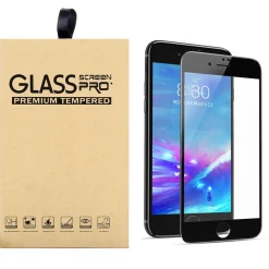 Schutzfolie für iPhone 8 schwarz