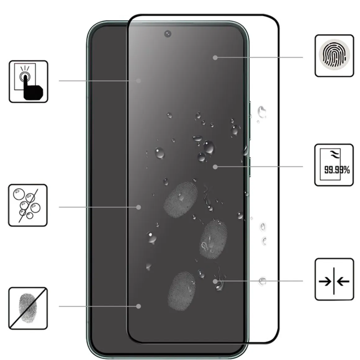 Schutzfolie für Samsung Galaxy S23+