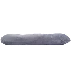 Schwangerschaftskissen Stillkissen U-Form 140 x 70 cm grau