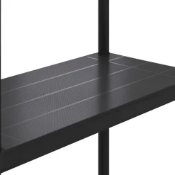 Schwerlastregal 2er Set schwarz 60 x 30 x 133 cm