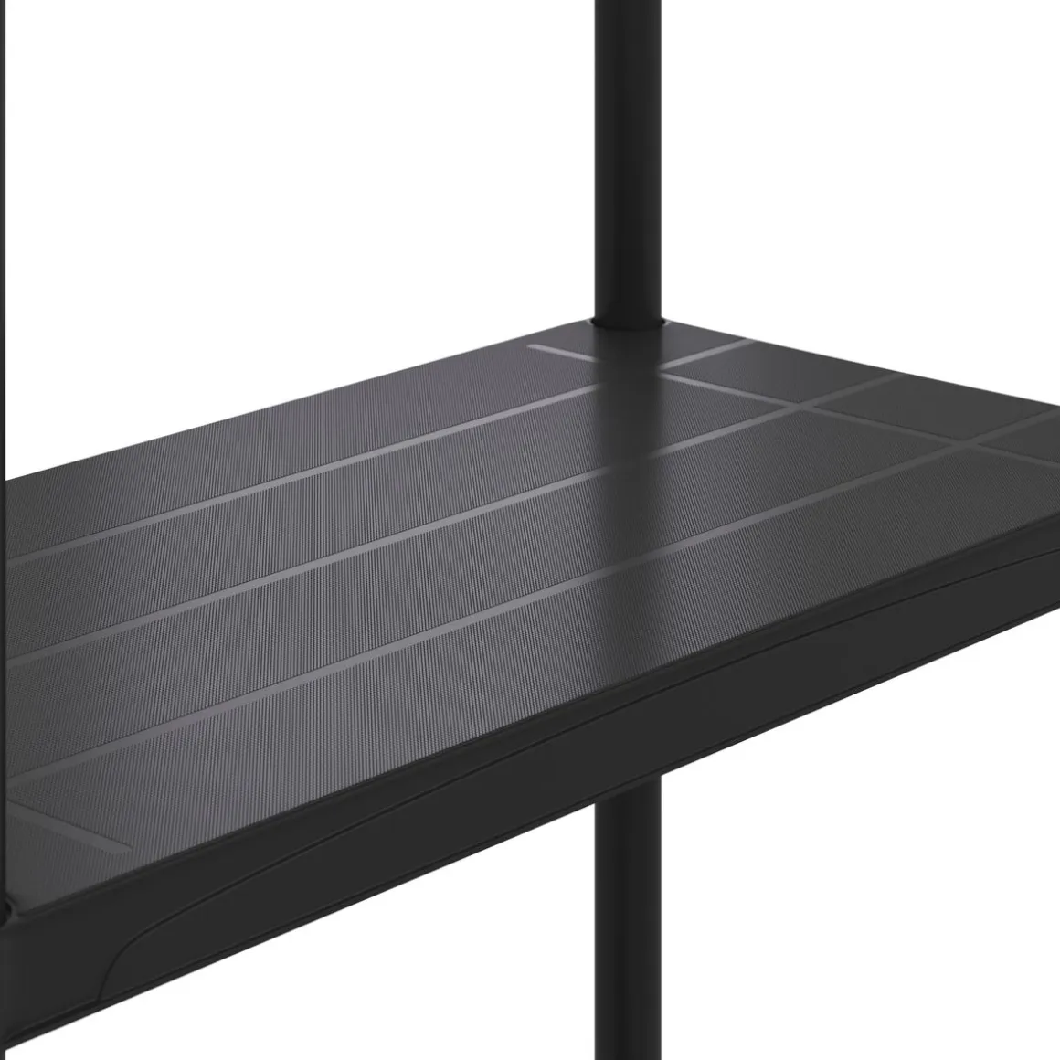 Schwerlastregal 2er Set schwarz 60 x 30 x 133 cm