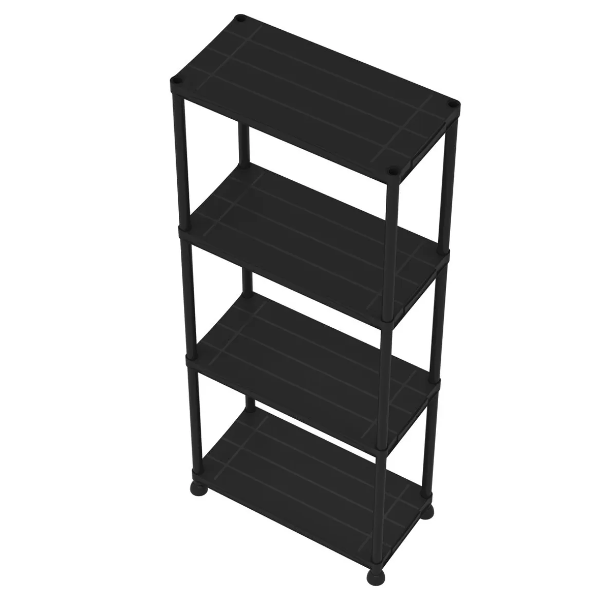 Schwerlastregal 2er Set schwarz 60 x 30 x 133 cm