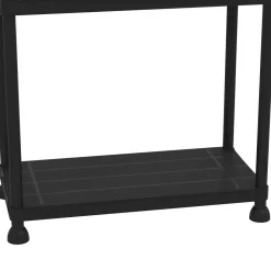 Schwerlastregal 2er Set schwarz 60 x 30 x 133 cm