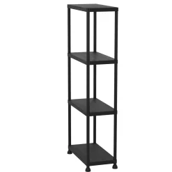 Schwerlastregal 2er Set schwarz 60 x 30 x 133 cm