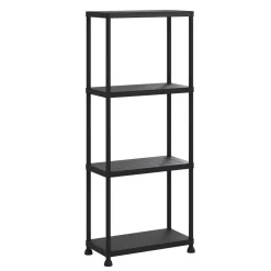 Schwerlastregal 2er Set schwarz 60 x 30 x 133 cm