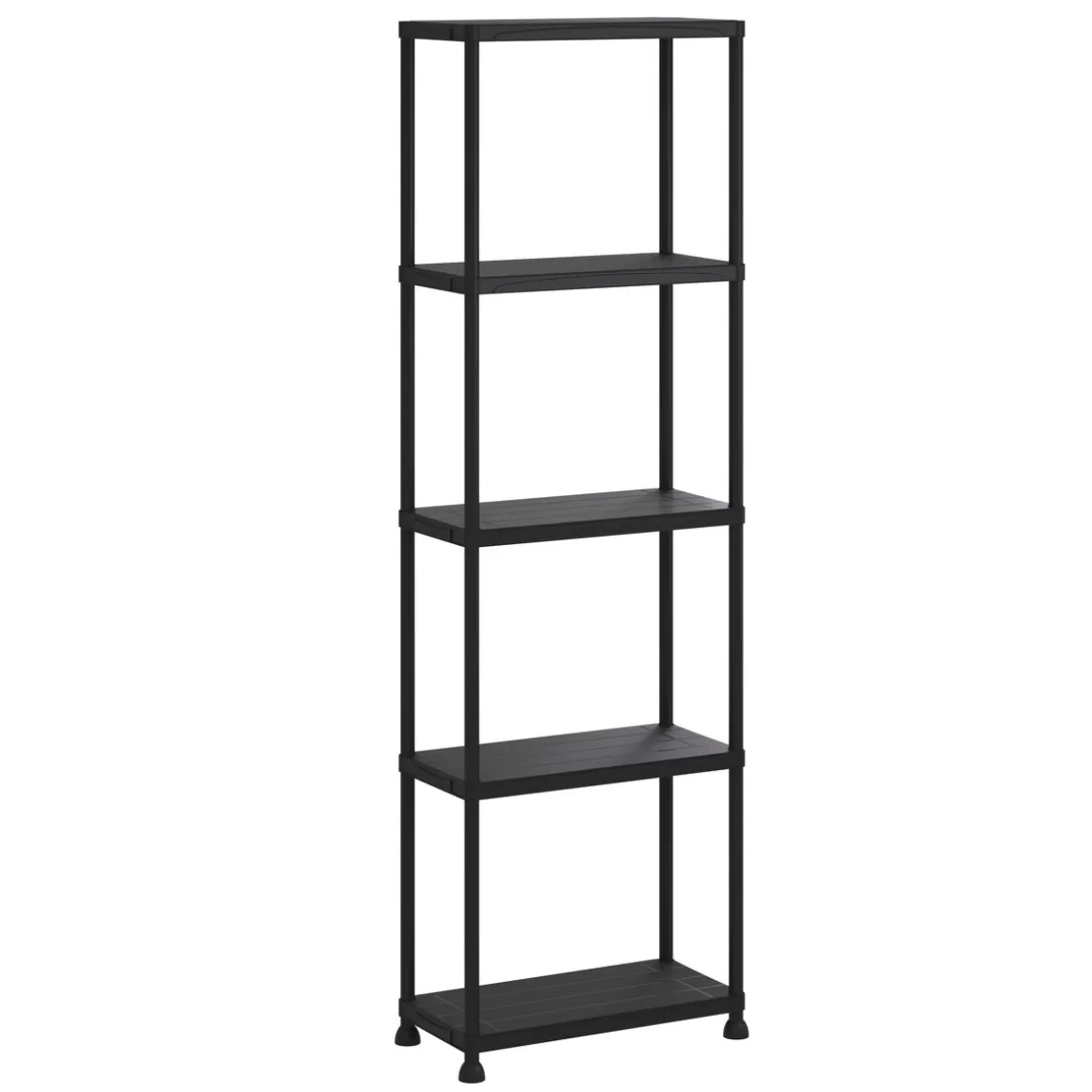 Schwerlastregal 2er Set schwarz 60 x 30 x 175 cm