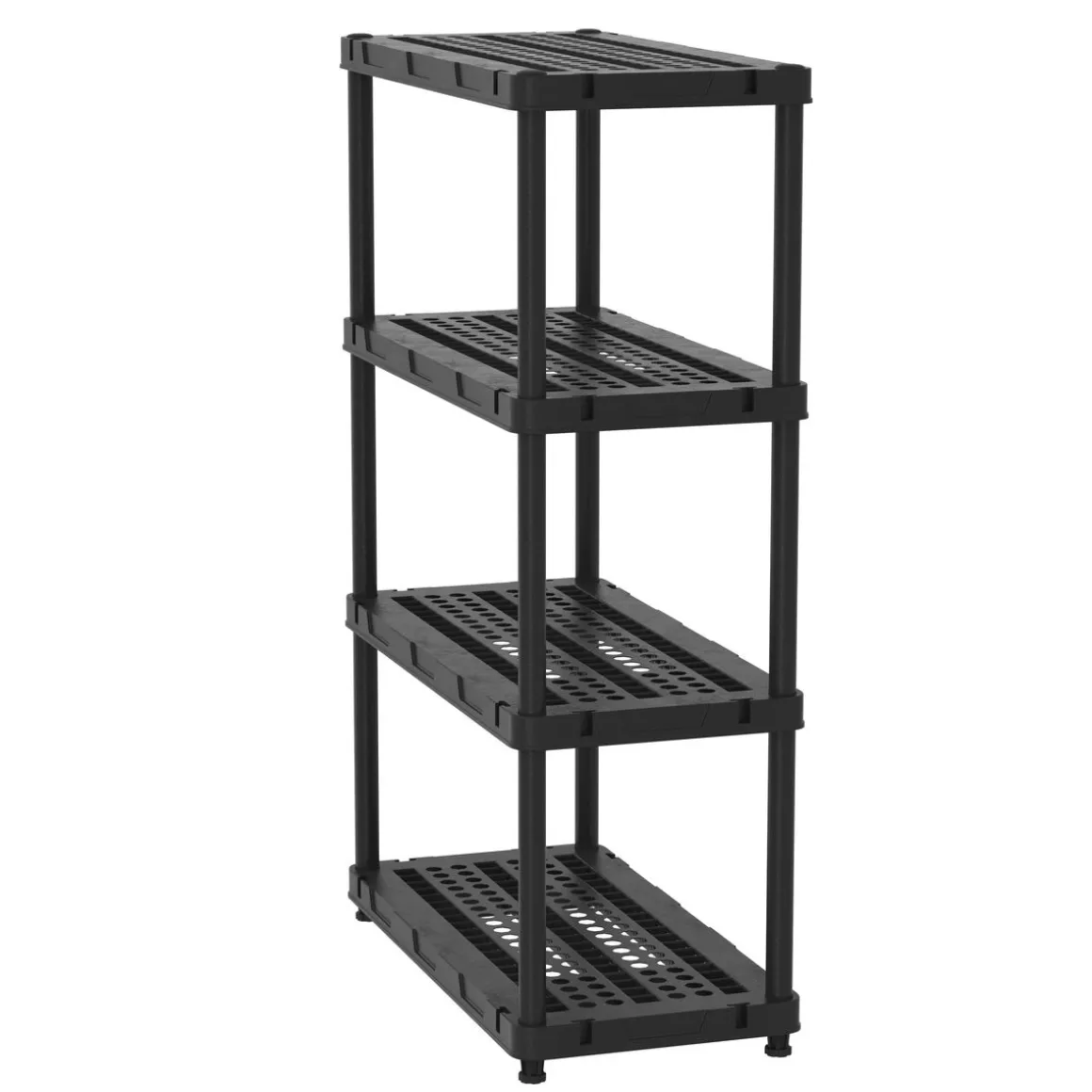 Schwerlastregal 90 x 43 x 140 cm schwarz