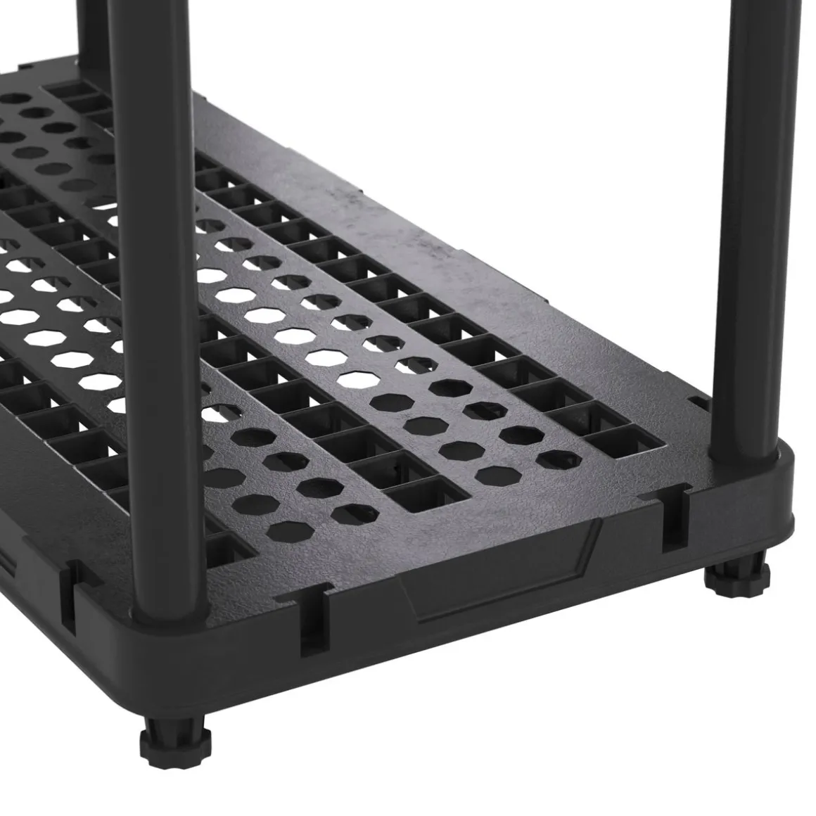 Schwerlastregal 90 x 43 x 140 cm schwarz