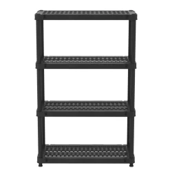 Schwerlastregal 90 x 43 x 140 cm schwarz
