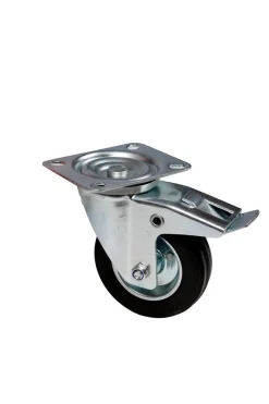 Schwerlastrollen Vollgummi 4er Set 200 mm