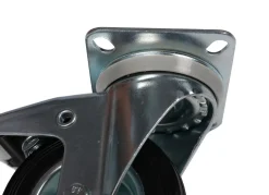 Schwerlastrollen Vollgummi 4er Set 200 mm