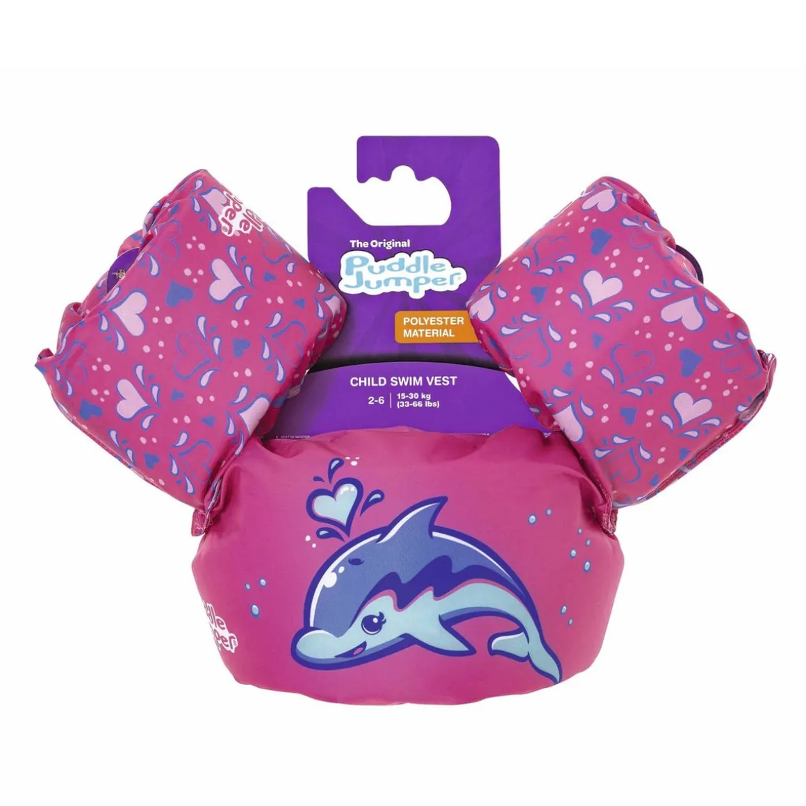 Schwimmhilfe für Kinder Puddle Jumper Delfin 15 - 30 kg